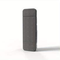 Nešiojama USB knygų lempa,  Pilka