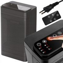 Elektrinis keraminis šildytuvas su LED, laikmačiu ir nuotoliniu valdymu EVI TECH 1500W