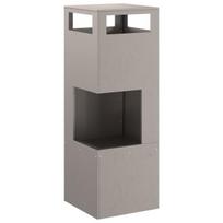 Kvadratinis Kuras 35x35x100 cm Atsparus Oro Sąlygoms Plienas