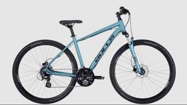 Dviratis 28 Bulls Crossbike 24g, mėlynas, 61