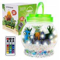 Naktinė lemputė vaikams dinozaurai pasidaryk pats RGB Click4Toys