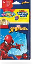 Tempera dažai tūbelėse Colorino Marvel Spider-Man, 12 spalvų x 12 ml