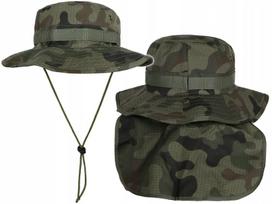 Karinė skrybėlė DOMINATOR Urban Combat Boonie su kaklo apsauga Rip-Stop, taktinė, Miško maskuotė WZ.93