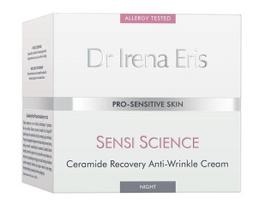 Naktinis veido kremas Dr Irena Eris Sensi Science Ceramide Recovery Anti-Wrinkle Night Cream, 50 ml, Dr Irena Eris Sensi Science Naktinis Raukšlių Kremas, 50 ml