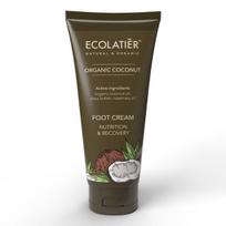 Pėdų kremas Ecolatier Nutrition & Recovery Organic Coconut, 100 ml