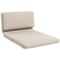 HOMCOM grindų sofa "3-in-1" sulankstoma aksomo išvaizdos sofa-lova, minkšta sofa-lova iki 240 kg, skirta miegamajam, svetainei, smėlio spalvos