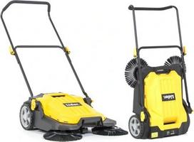 Mechaninė šluota trinkjelėms, terasai, grindims, 3 šepečiai