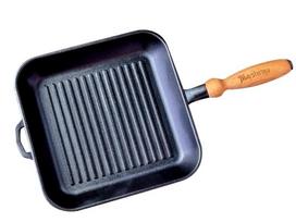 MAYSTERNYA KVADRATINĖ KETAUS KEPTUVĖ SU GRILL PAVIRŠIUMI 28×28 cm (Modelis: T307)