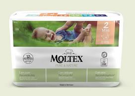 Sauskelnės Moltex Pure & Nature 2 Mini 3-6kg 38vnt