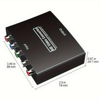 Komponentų HDMI Adapteris, 5RCA RGB Konvertuotojas į HDTV Monitorių