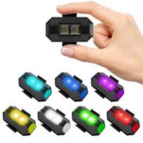 7 spalvų lempa universalus motociklas, dviratis, dronas USB