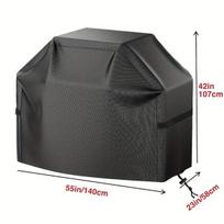 1 vnt vandeniui atsparus kepsninės uždangalas BBQ grillai , 55L x 23W X 42H