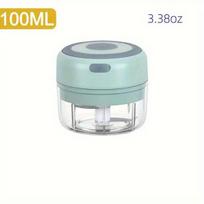 100ml Automatinis Elektrinis Česnakų Smulkintuvas ir Mėsos Malūnėlis ,  žalia - 100 ml