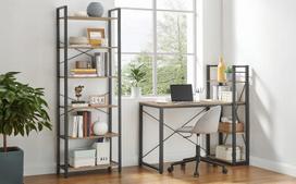 Rustic loft knygų spinta vintage lentyna 186cm