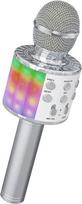 Belaidis karaoke mikrofonas, nešiojamas 4 viename Bluetooth mikrofonas karaoke grotuvas su šokių šviesos diodu