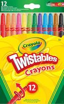 Crayola Twistables Kreidelės, 12 spalvų rinkinys