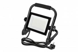 Nešiojamas LED prožektorius NELI, 50 W, 4500 lm, 6400 K, IP65, juodas, LD-NELI50WP-64, GTV