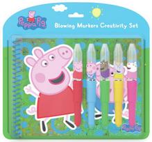 PEPPA PIG Kūrybinis rinkinys su purškiamais žymekliais
