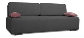 Sofa - lova Ovals Tamsiai pilka