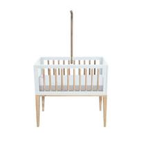 Kūdikių lovytė Cot Theo Theo Bebe Nami, smėlio spalvos/balta