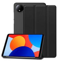 „iLike Redmi Pad SE 8.7 (2024)“ trijų dalių sulankstomas ekologiškos odos dėklas, juodas