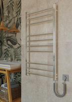 Elektrinė šildoma rankšluosčių kabykla ELNA Ladder Lux 10 Chrome 147 W 530x1000 mm