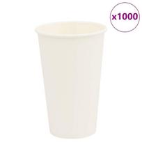 Popieriniai kavos puodeliai, 1000vnt., 16oz, 400ml, baltas
