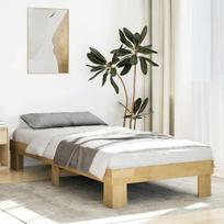 Lovos rėmas be čiužinio 75x190 cm ąžuolo masyvo