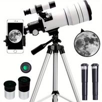 Astronominis teleskopas stebėjimui, Standartinė konfigūracija + atnaujintas mobiliojo telefono laikiklis + saulės filtras