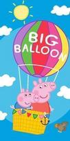 Paplūdimio rankšluostis Maudymosi rankšluostis 70x140 Peppa Pig