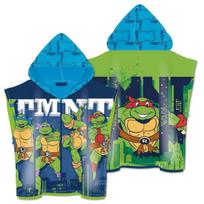 Ninja Turtles NYC paplūdimio pončo rankšluostis 55x110 cm