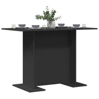 Valgomojo stalas Juodas 100x60x75 cm Inžinierinė mediena