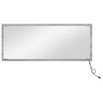 vonios veidrodis su LED apšvietimu, pilka sonoma 90x8,5x37 cm