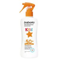 Vaikams skirtas apsauginis purškiklis nuo saulės Babaria Aloe Vera SPF 50+, 200 ml