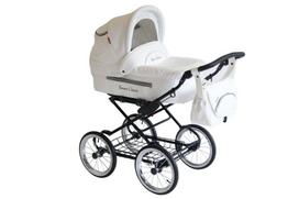 Universalus 3in1 vežimėlis Baby Fashion Fanari Classic white
