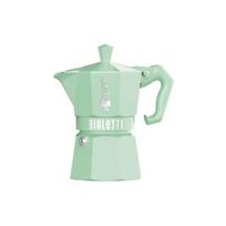 Italų kavos aparatas - BIALETTI - MOKA Exclusive - 3 puodeliai - Pastelinė žalia