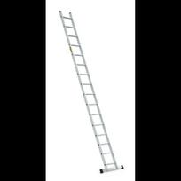 DRABEST PRO aliuminio kopėčios, 16 pakopų, 150 kg (DR-AL-DP-PRO-1X16-2K+H)