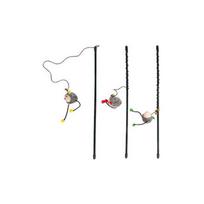 Flamingo kabliukas su pele ir varpeliu 48cm