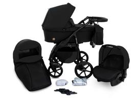 Universalus vežimėlis 3 in 1 GaGaDumi Boston Travel System, black