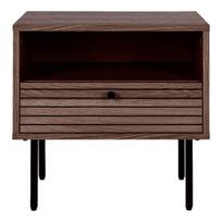 Židinio staliukas - EBUY24 - HARLEM - 1 stalčius - Rudas ąžuolas - 50x40x50 cm