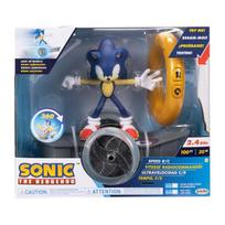 Riedlenčių automobilis su aukso žiedo valdikliu Sonic The Hedgehog Speed ​​​​RC valdikliu