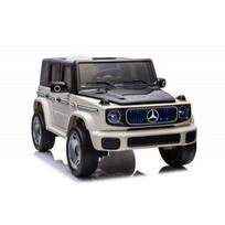Vienvietis vaikišks elektromobilis Mercedes EQG 4x4, baltas