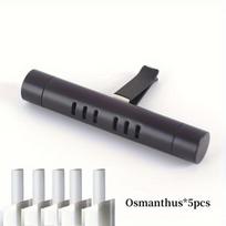 6 dalių automobilio oro gaiviklio rinkinys , Difuzorius 1vnt + Osmanthus Flavour 5vnt