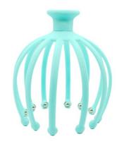 Galvos masažuoklis Octopus Blue, 16 cm, mėlynas
