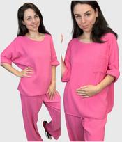 Palaidinė moterims Muslin, rožinė, Universalus