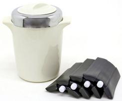 Ledo dubuo 1,4l plastikinis. baltas