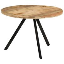 vidaXL Valgomojo stalas, 110x75cm, mango medienos masyvas