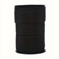 Stovyklavimo virvė palapinėms 4mm,  Juoda