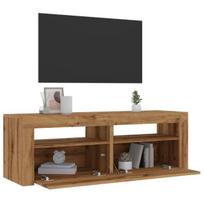 Televizoriaus spintelė su led, artisano, 120x35x40cm, mediena