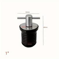 Laivo drenažo kamštis T rankenėle, Nerūdijantis plienas 25 mm